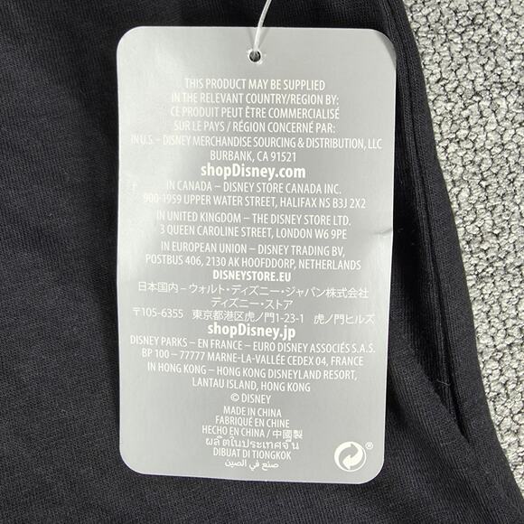 DISNEY PARKS WOMENS J’ADORE MICKEY MOUSE BLACK POCKET T-SHIRT SIZE X-SMALL - Picture 8 of 10